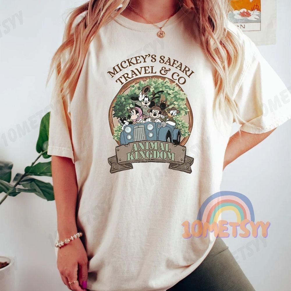 Vintage Mickeys Safari Travel Co Vuitino Shirt Vintage Mickeys Safari Travel Co Vuitino Shirt